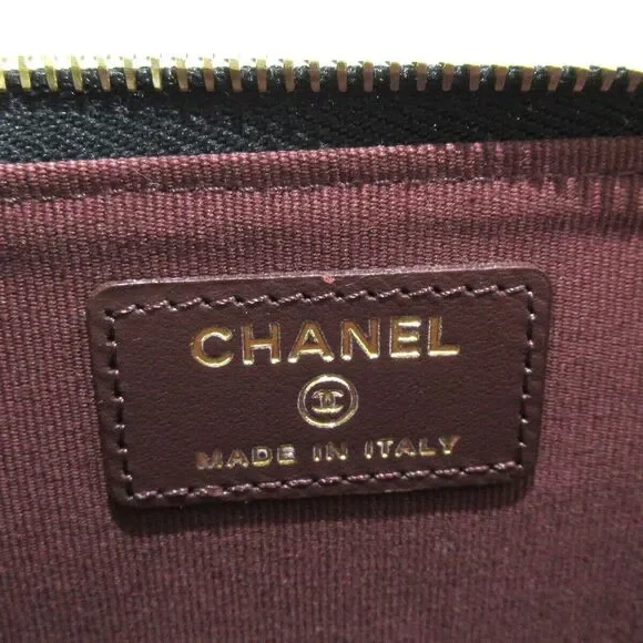 Auth Chanel Matelasse Black Caviar Skin #118223C15B - Picture 4 of 6